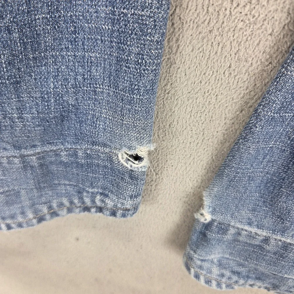 Vintage Levis Engineered Jeans Mens Blue Twisted Zip Fly Fits 28x28